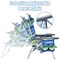 2-Pack 5-Position Folding Backpack Beach Reclining Chairs with Pillow
